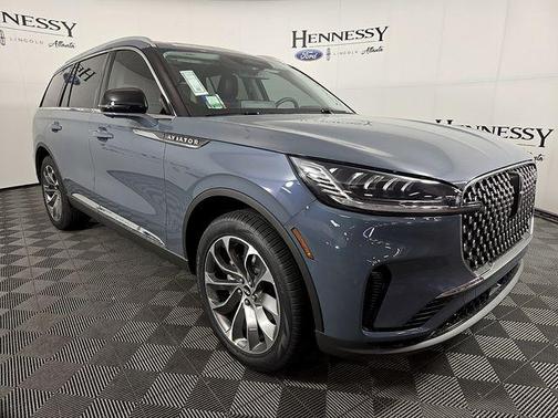 Whisper Blue Metallic Clearcoat 2026 Lincoln Aviator Reserve AWD