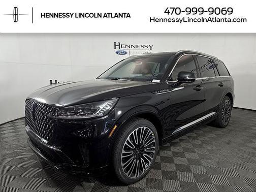 Infinite Black Metallic Clearcoat 2026 Lincoln Aviator Black Label AWD