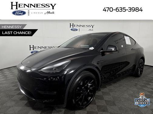 Solid Black 2024 Tesla Model Y Long Range Dual Motor All-Wheel Drive