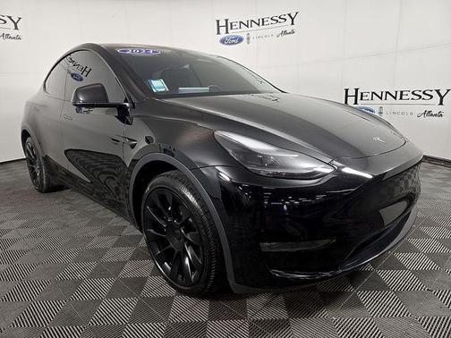 Solid Black 2024 Tesla Model Y Long Range Dual Motor All-Wheel Drive