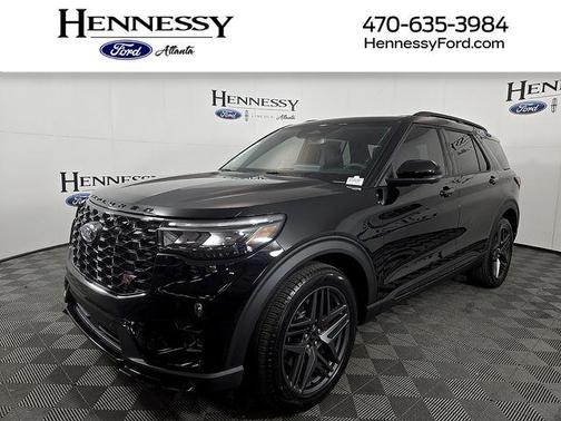 Agate Black Metallic 2026 Ford Explorer ST
