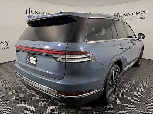 Whisper Blue Metallic Clearcoat 2026 Lincoln Aviator Reserve AWD