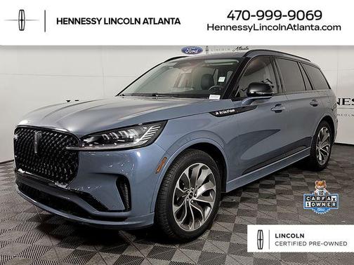 Whisper Blue Metallic Clearcoat 2026 Lincoln Aviator Premiere