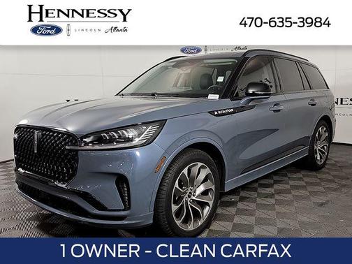 Whisper Blue Metallic Clearcoat 2026 Lincoln Aviator Premiere