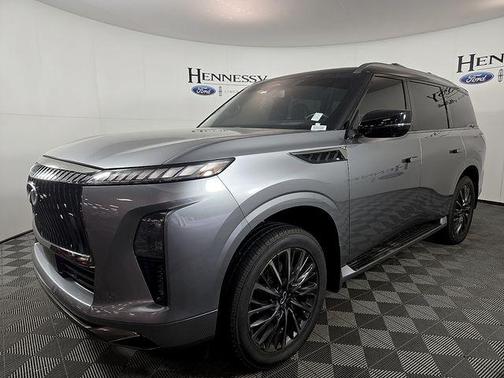 Dynamic Metal/Black Obsidian 2025 INFINITI QX80 AUTOGRAPH AWD