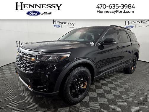 Agate Black Metallic 2026 Ford Explorer Tremor