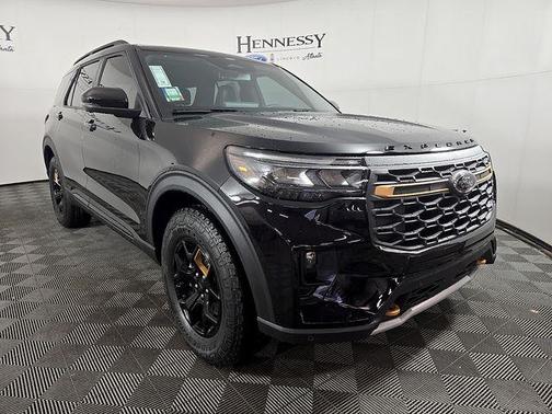 Agate Black Metallic 2026 Ford Explorer Tremor