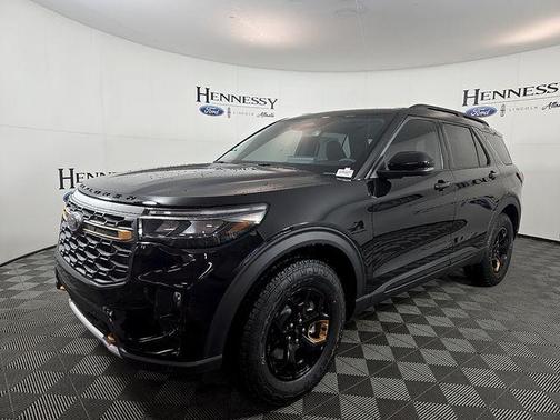 Agate Black Metallic 2026 Ford Explorer Tremor