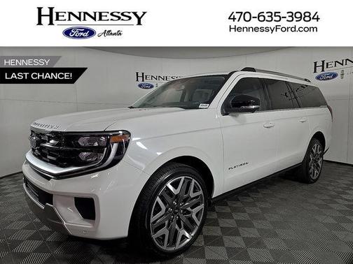 Star White Metallic Tri-Coat 2026 Ford Expedition Max Platinum