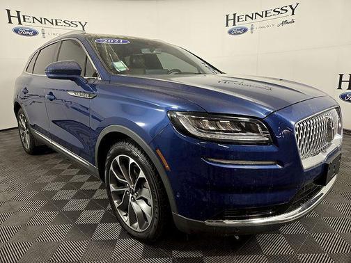 Blue 2021 Lincoln Nautilus Reserve