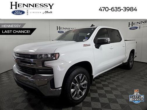 Summit White 2021 Chevrolet Silverado 1500 LT