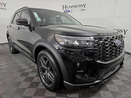 Agate Black Metallic 2026 Ford Explorer ST-Line
