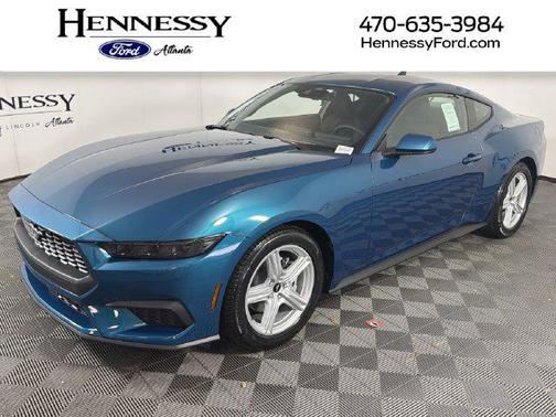 Blue 2026 Ford Mustang EcoBoost