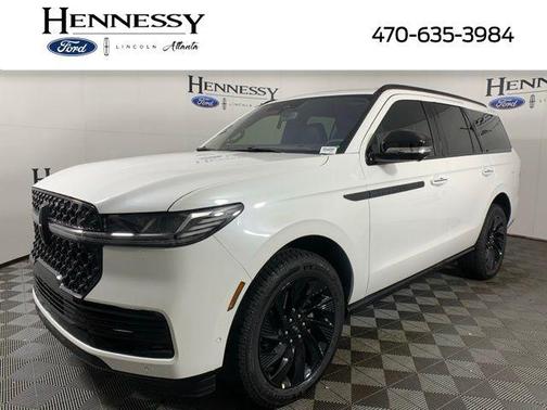 Pristine White Metallic Tri-Coat 2025 Lincoln Navigator Reserve