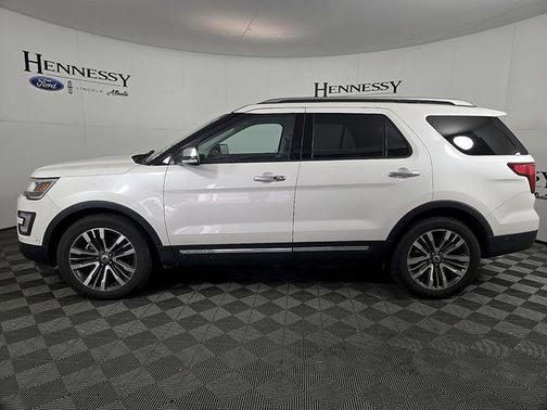 White Platinum 2017 Ford Explorer Platinum