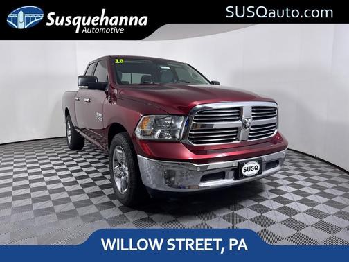 Red 2018 RAM 1500 Big Horn