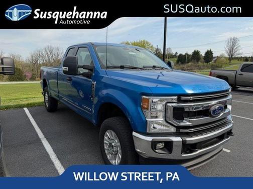 Blue 2021 Ford F-250 XLT