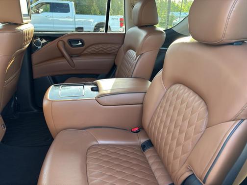 Moonstone White 2019 INFINITI QX80 Luxe