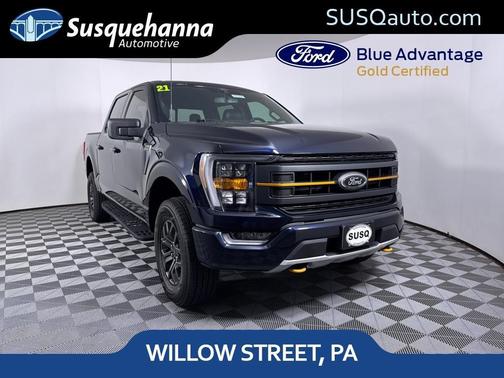 Blue 2021 Ford F-150 Tremor
