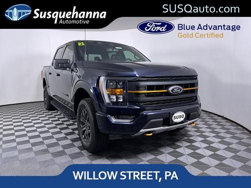 Blue 2021 Ford F-150 Tremor