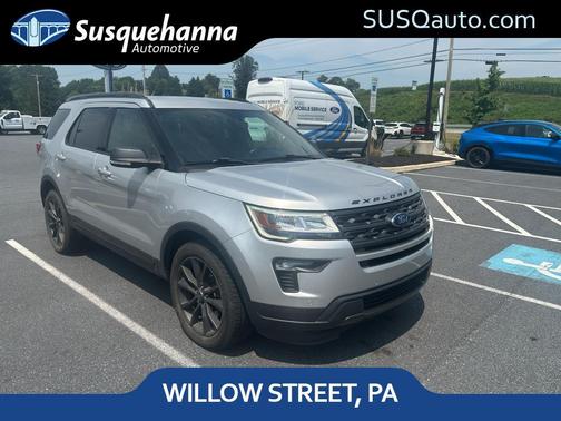 Silver 2019 Ford Explorer XLT