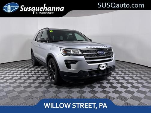 Silver 2019 Ford Explorer XLT