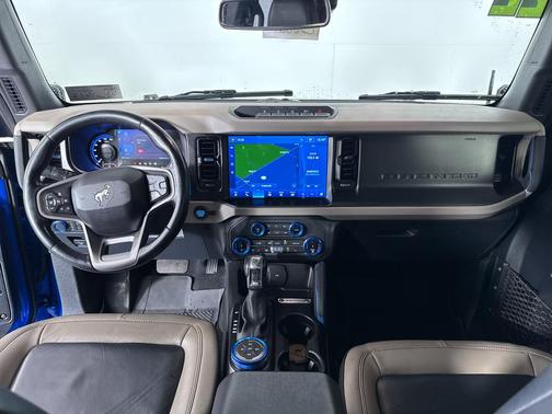 Blue 2022 Ford Bronco Wildtrak