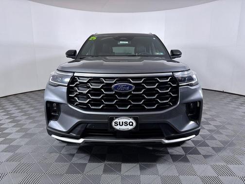 Gray 2025 Ford Explorer Platinum