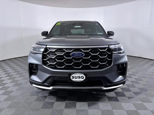 Gray 2025 Ford Explorer Platinum