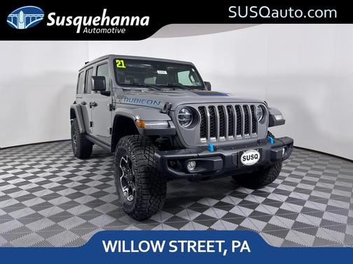 Gray 2021 Jeep Wrangler Unlimited 4xe Rubicon