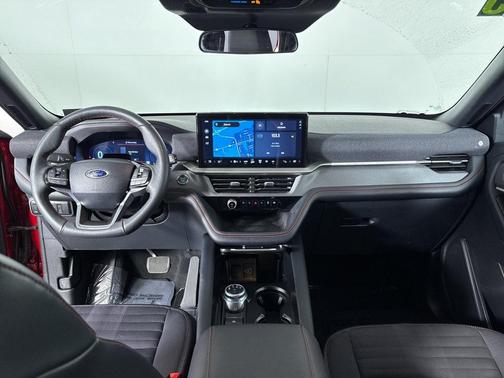 Red 2025 Ford Explorer ST-Line