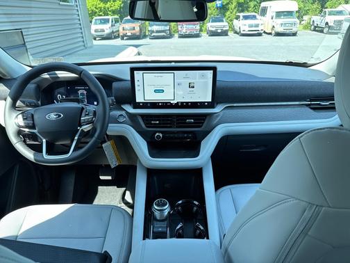 White 2026 Ford Explorer Platinum