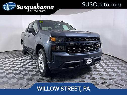 Gray 2021 Chevrolet Silverado 1500 Custom