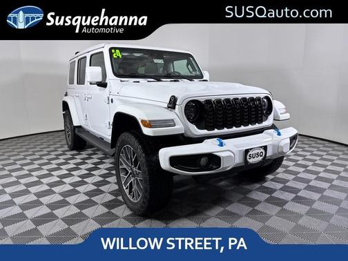 White 2024 Jeep Wrangler 4xe High Altitude