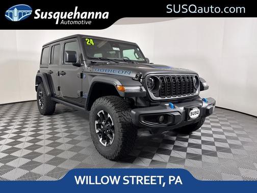 Gray 2024 Jeep Wrangler 4xe Rubicon