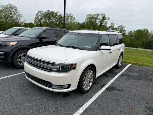 White 2013 Ford Flex Limited w/EcoBoost
