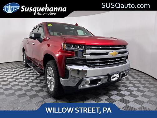 Red 2021 Chevrolet Silverado 1500 LTZ