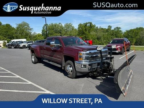 Red 2015 Chevrolet Silverado 3500 LTZ