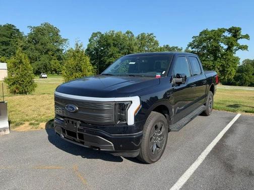 Blue 2022 Ford F-150 Lightning LARIAT