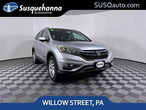 Silver 2015 Honda CR-V EX-L