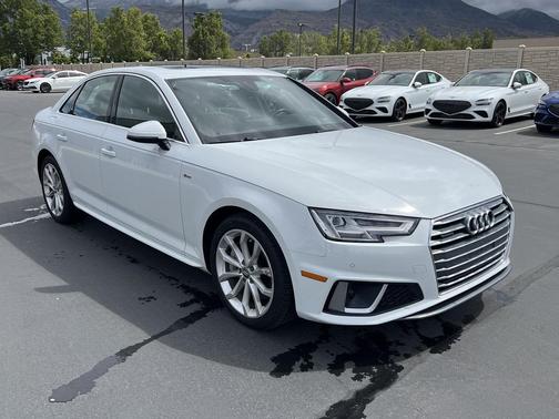 Glacier White Metallic 2019 Audi A4 45 Premium