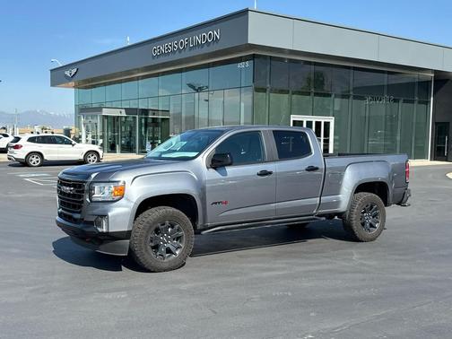 Satin Steel Metallic 2022 GMC Canyon AT4