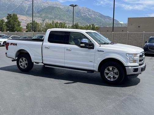 White Platinum Metallic Tri-Coat 2015 Ford F-150 XLT