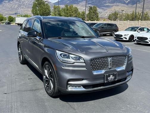 Asher Gray Metallic Clearcoat 2022 Lincoln Aviator Reserve AWD