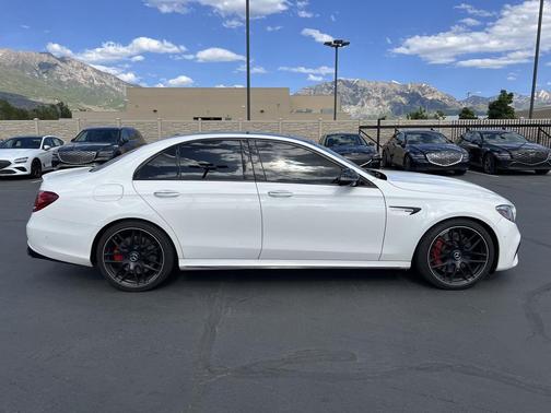 Polar White 2018 Mercedes-Benz AMG E 63 S 4MATIC