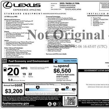 2025 Lexus LX 700h Luxury