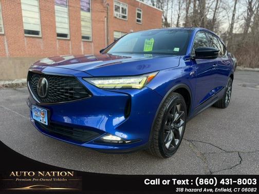 Apex Blue Pearl 2022 Acura MDX A-Spec Package
