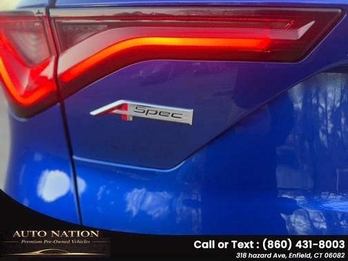 Apex Blue Pearl 2022 Acura MDX A-Spec Package