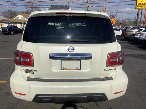 Pearl White Tricoat 2019 Nissan Armada Platinum