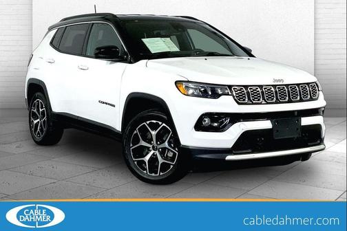 Bright White Clearcoat 2025 Jeep Compass Limited